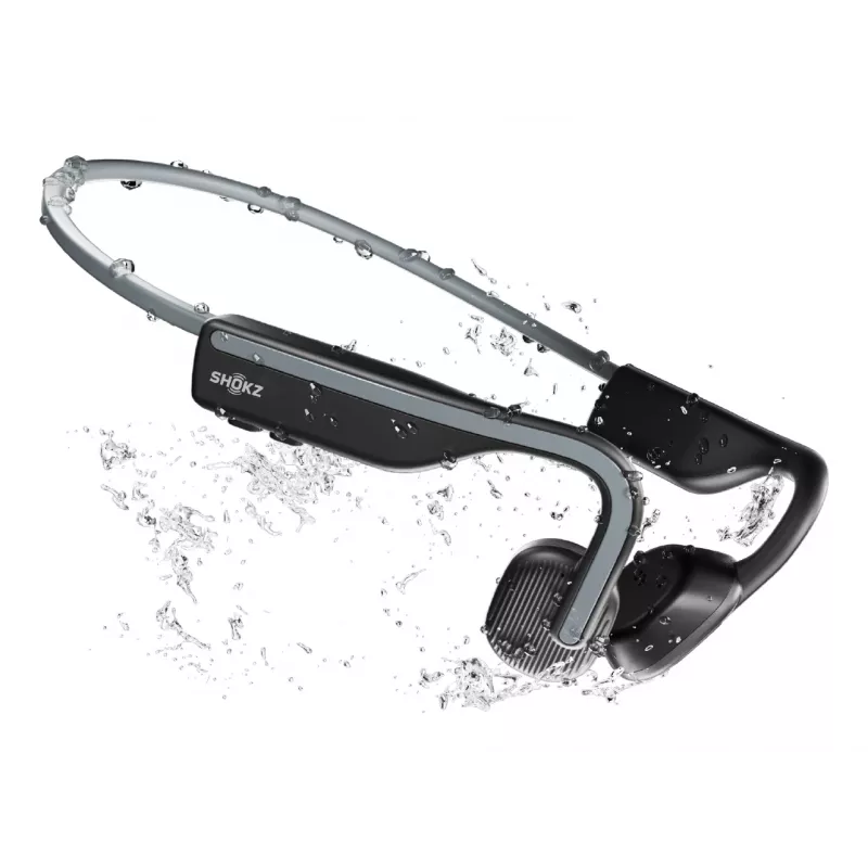 Słuchawki SHOKZ OpenMove bezprzewodowe na szyję sportowe Bluetooth szare