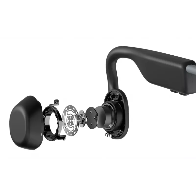Słuchawki SHOKZ OpenMove bezprzewodowe na szyję sportowe Bluetooth szare