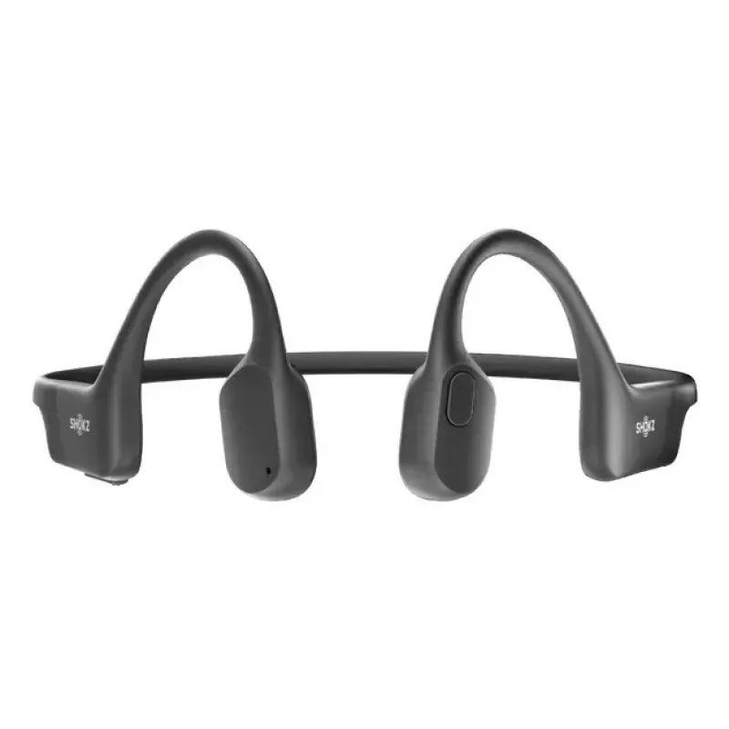 Zestaw słuchawkowy SHOKZ OpenRun bezprzewodowy na kark sportowy Bluetooth czarny