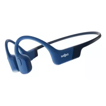 Bezprzewodowy sportowy zestaw słuchawkowy z pałąkiem na szyję Shokz OpenRun — Przewodnictwo kostne, Bluetooth, 20–20000 Hz, 33 m, Niebieski