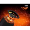 Przenośny głośnik stereo TRACER XtremeBeat TWS — 15 W, IPX6, Bluetooth 5.3, 6 h, AUX/USB, mikrofon