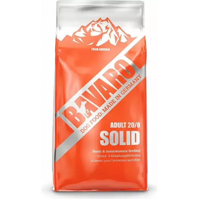 Josera Bavaro Solid 20/8 karma sucha dla dorosłych psów, 18 kg
