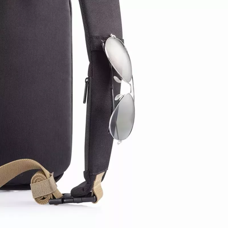 Plecak antykradzieżowy XDDESIGN Bobby Sling — Czarny, wodoodporny, kieszenie RFID, przegroda na tablet, 4 L, 530 g