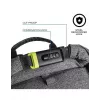 Plecak casual XDDESIGN Urban szary Fabric — 27 l, wodoodporny, komora na laptop 15,6 cala, zamek TSA