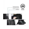Plecak casual XDDESIGN Urban szary Fabric — 27 l, wodoodporny, komora na laptop 15,6 cala, zamek TSA