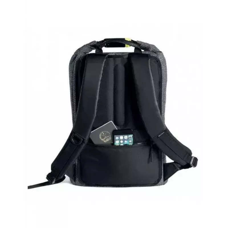 Plecak casual XDDESIGN Urban szary Fabric — 27 l, wodoodporny, komora na laptop 15,6 cala, zamek TSA