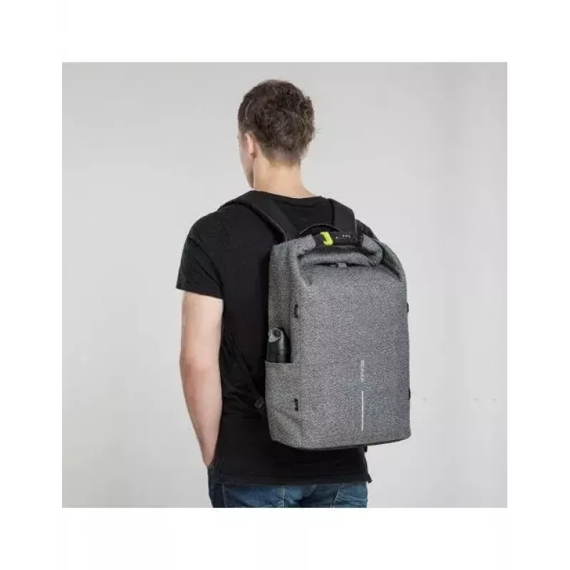 Plecak casual XDDESIGN Urban szary Fabric — 27 l, wodoodporny, komora na laptop 15,6 cala, zamek TSA