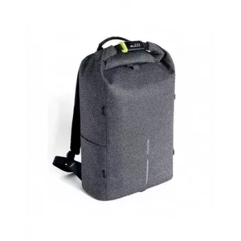 Plecak casual XDDESIGN Urban szary Fabric — 27 l, wodoodporny, komora na laptop 15,6 cala, zamek TSA