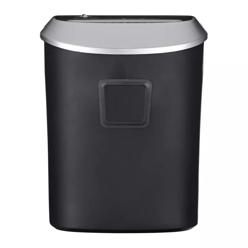 Niszczarka papieru ActiveJet ASH-1201D, cięcie paskowe 5 x 38 mm, wejście 22 cm, pojemność 12 arkuszy, kosz 25 L, P-3, czarna