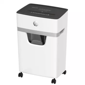 Niszczarka HP OneShred 10MC cięcie mikro 65 dB 22 cm biała