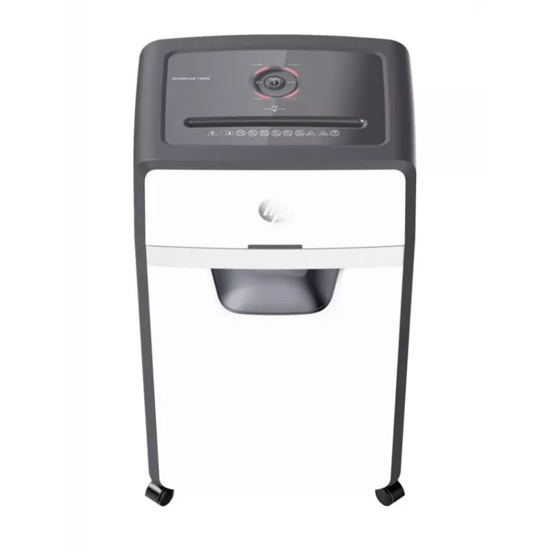 HP 2808 niszczarka do papieru Mikrocięcie 65 dB 22 cm Biały, Czarny