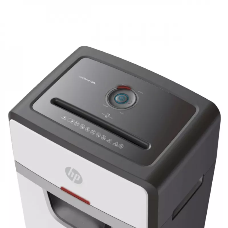 HP 2808 niszczarka do papieru Mikrocięcie 65 dB 22 cm Biały, Czarny