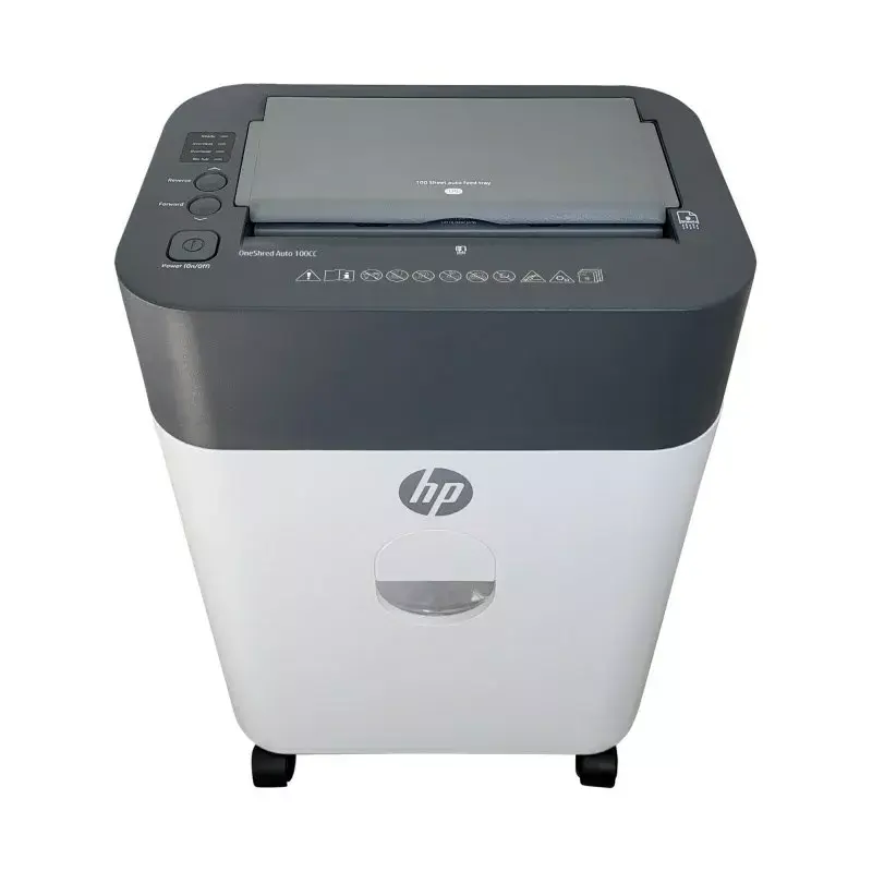Niszczarka HP OneShred Auto 100CC Niszczenie krzyżowe 68 dB 22 cm Biały