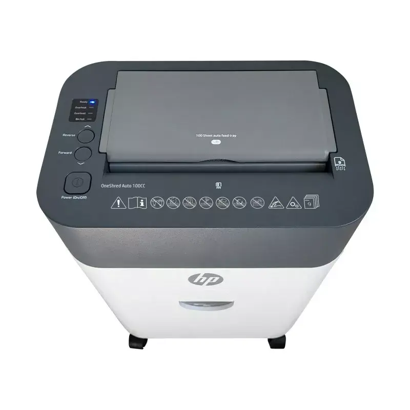 Niszczarka HP OneShred Auto 100CC Niszczenie krzyżowe 68 dB 22 cm Biały