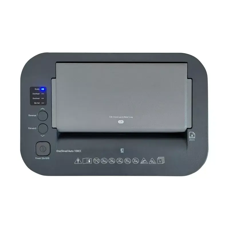 Niszczarka HP OneShred Auto 100CC Niszczenie krzyżowe 68 dB 22 cm Biały