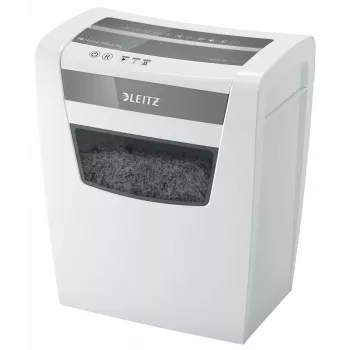 Leitz IQ Home Office Niszczarka do papieru P4, cięcie na cząsteczki, 22 cm, 4 x 28 mm, 23 l, 225 arkuszy, 58 dB