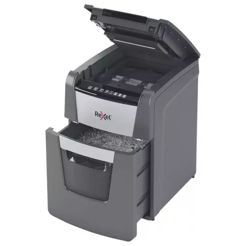 Rexel AutoFeed+ 90X niszczarka do papieru Ścinanie krzyżowe 55 dB Czarny, Szary