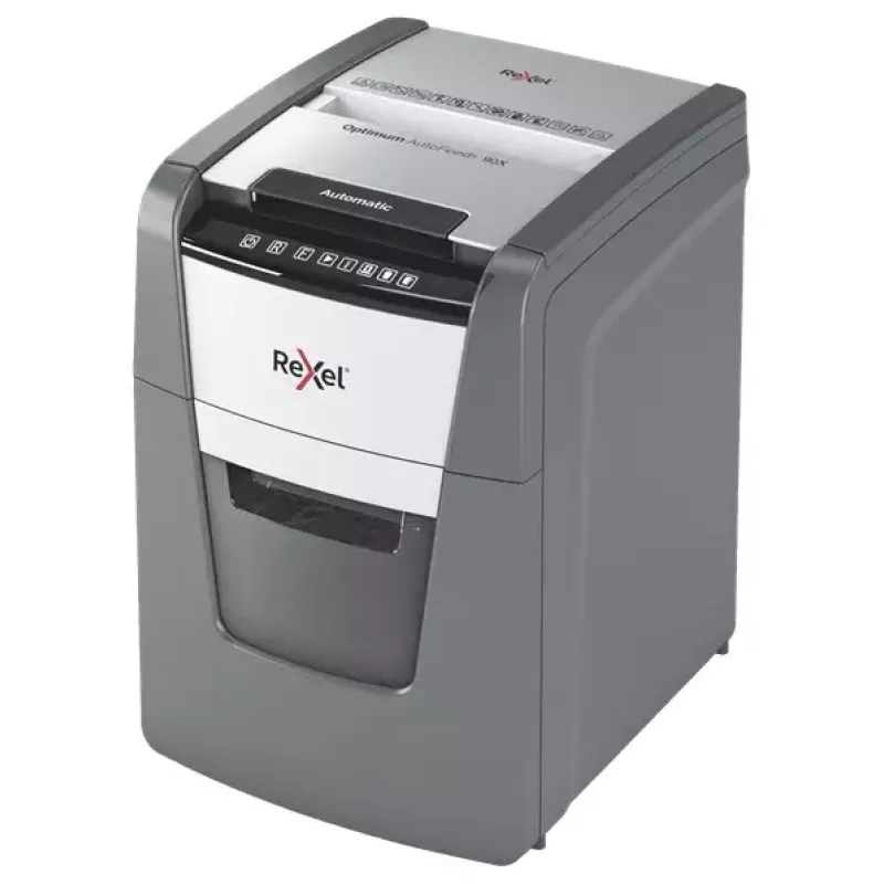 Rexel AutoFeed+ 90X niszczarka do papieru Ścinanie krzyżowe 55 dB Czarny, Szary
