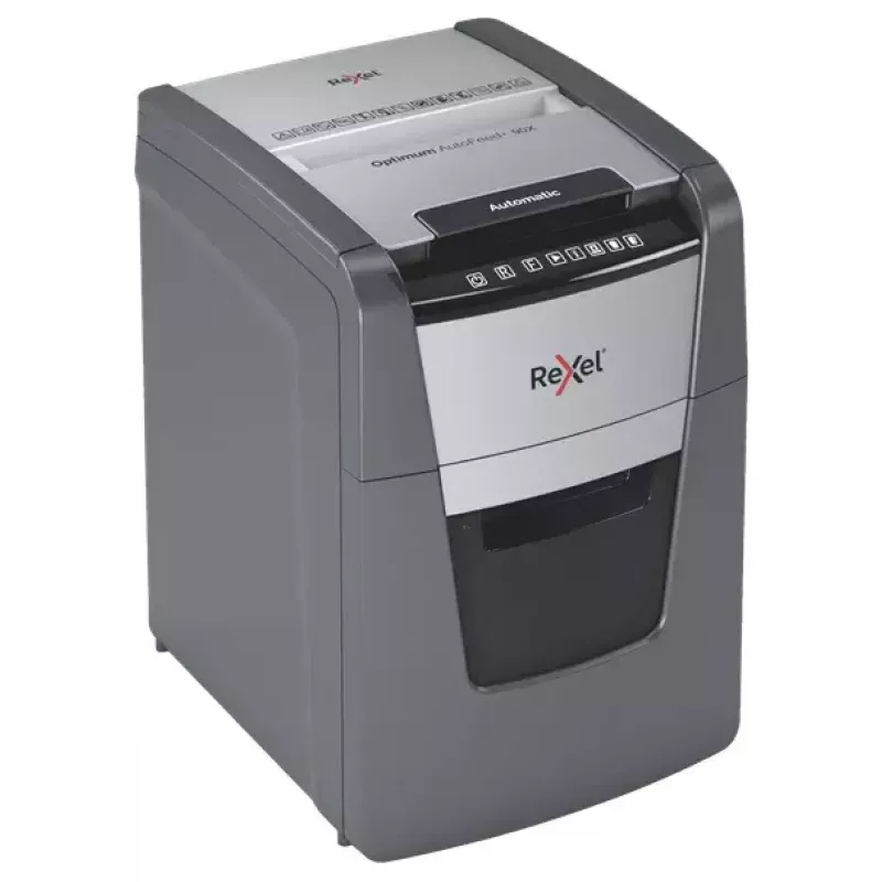 Rexel AutoFeed+ 90X niszczarka do papieru Ścinanie krzyżowe 55 dB Czarny, Szary