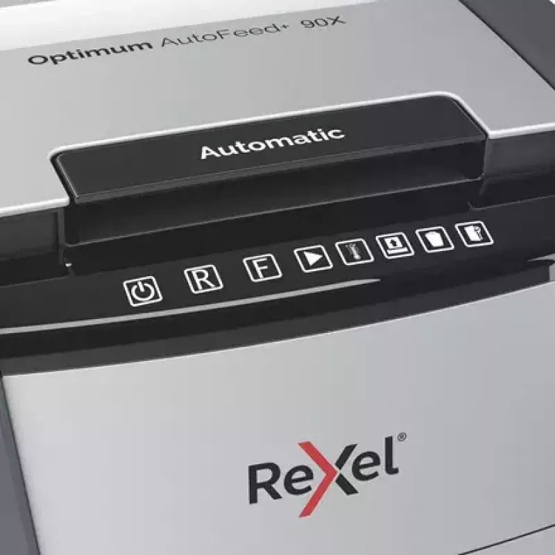 Rexel AutoFeed+ 90X niszczarka do papieru Ścinanie krzyżowe 55 dB Czarny, Szary
