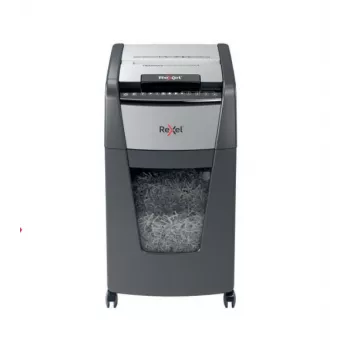 Niszczarka do papieru Rexel Optimum Auto+ 300X, mikrocięcie, czarny, szary