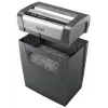 Niszczarka papieru REXEL Momentum X410 — ścinki cząsteczkowe P-4, 4 x 28 mm, pojemność 10 arkuszy, kosz 23 l, mechanizm przeciwzatarciowy