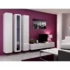 Gablota wisząca Cama Meble VIGO 180 przeszklona 1800×400×300 mm biały/biały połysk