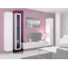 Gablota wisząca Cama Meble VIGO 180 przeszklona 1800×400×300 mm biały/biały połysk