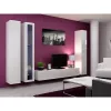Gablota wisząca Cama Meble VIGO 180 przeszklona 1800×400×300 mm biały/biały połysk