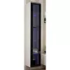 Gablota wisząca cama meble VIGO 180 szklana 1800×400×300 mm biało-czarny połysk