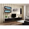 Gablota wystawowa cama meble VIGO 90 — gablota ścienna 90×350×320 mm biały/czarny połysk