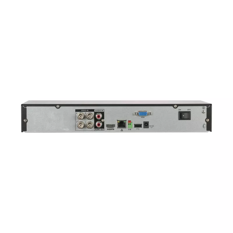 Dahua DVR XVR5104HS-4KL-I3 4-kanałowy 3840×2160 1×HDMI 2×USB SATA do 16TB Czarny