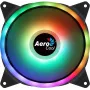 Aerocool DUO14 Wentylator PC 14cm ARGB LED podwójny pierścień antywibracyjny 6 pinów czarny