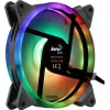 Aerocool DUO14 Wentylator PC 14cm ARGB LED podwójny pierścień antywibracyjny 6 pinów czarny