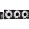 Aerocool MIRAGE12PRO Kit 3x wentylator PC 12cm ARGB 6 pinów Hub Cichy Czarny