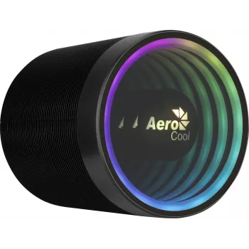 Chłodzenie powietrzne AEROCOOL Mirage 5, 5 rurek cieplnych 6 mm, wentylator 60 mm, TDP 150 W, czarny