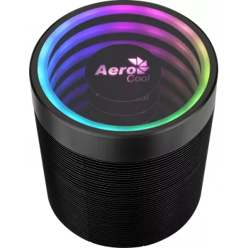 Chłodzenie powietrzne AEROCOOL Mirage 5, 5 rurek cieplnych 6 mm, wentylator 60 mm, TDP 150 W, czarny