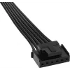 Aerocool DUO12PRO zestaw 3x wentylator 12 cm ARGB LED podwójny pierścień antywibracyjny 6 pinów, czarny