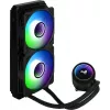 Aerocool MIRAGEL240 CPU Liquid Cooled 2x 12cm ARGB Fan TDP 400W Czarny