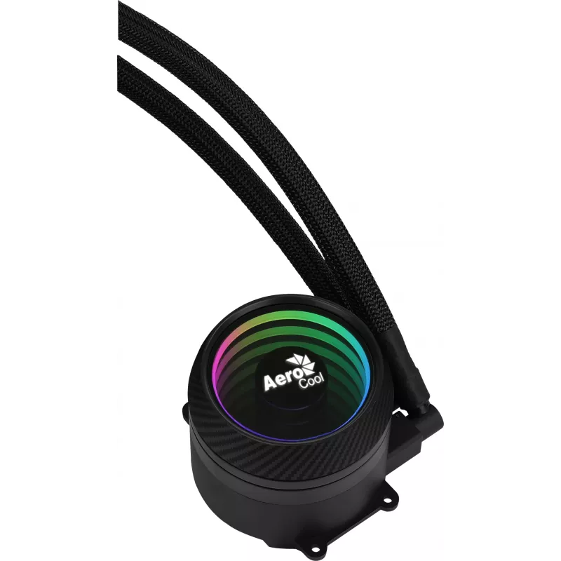 Aerocool MIRAGEL240 CPU Liquid Cooled 2x 12cm ARGB Fan TDP 400W Czarny