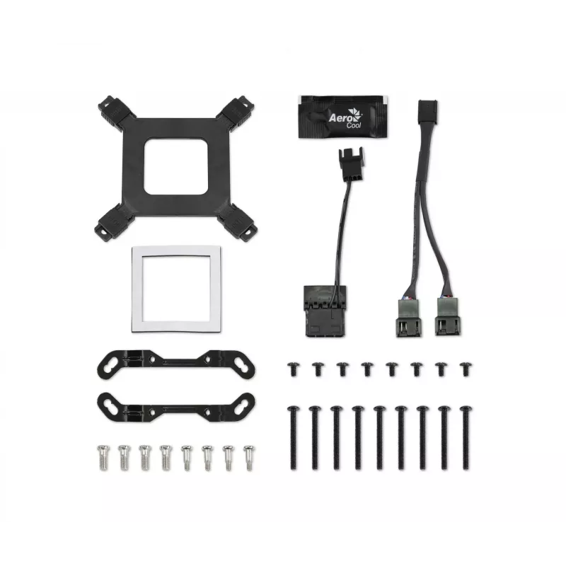 Aerocool MIRAGEL240 CPU Liquid Cooled 2x 12cm ARGB Fan TDP 400W Czarny