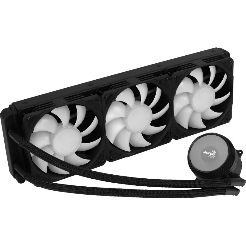 Aerocool MIRAGEL360 chłodzenie cieczą CPU 3x12cm wentylator ARGB TDP 550W czarny