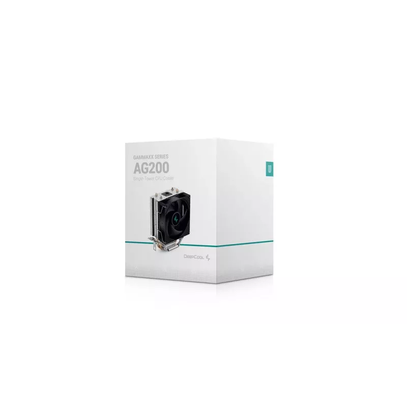 DEEPCOOL Ag200 Chłodzenie procesora powietrzne 9,2 cm Aluminium - Czarny