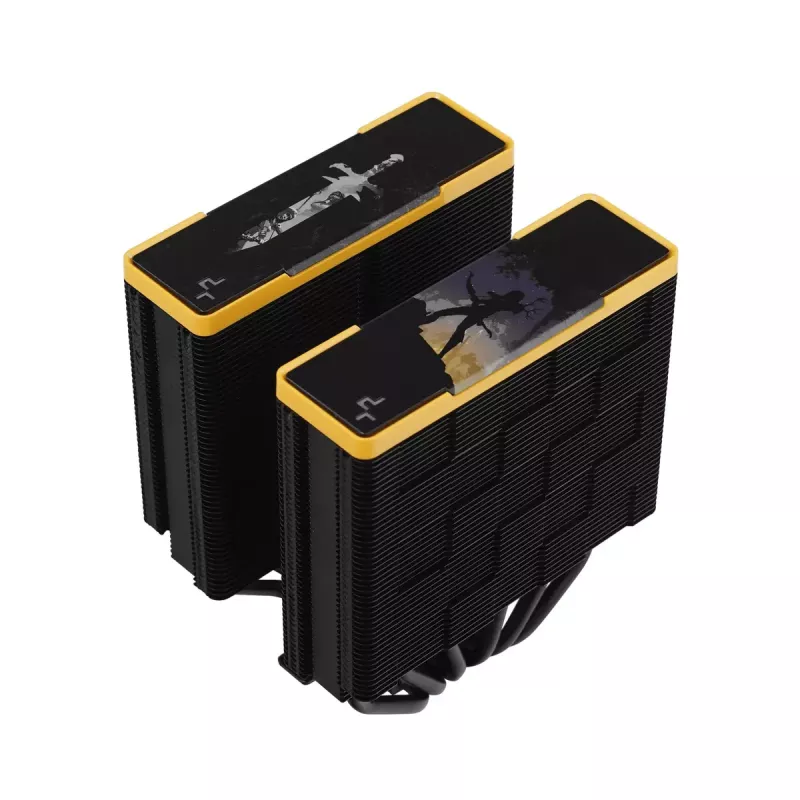 Chłodzenie powietrzne DeepCool AK620 Zero Dark Zoria 12 cm Czarny Żółty