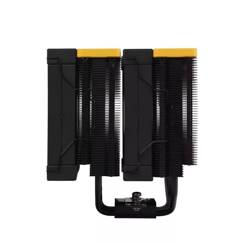 Chłodzenie powietrzne DeepCool AK620 Zero Dark Zoria 12 cm Czarny Żółty