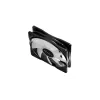 Wentylator obudowy 120 mm DeepCool RF120 — biało-czarny, 120×25 mm, 4-pin PWM, diody LED RGB, łożysko hydrodynamiczne
