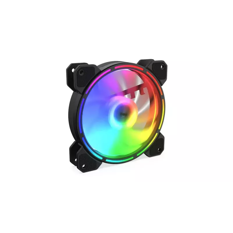 Wentylator obudowy KRUX KRX0067 120mm ARGB LUNAR 120, 1200 RPM, łożysko hydrauliczne, 12 V, 5 V LED, złącze 3-pin, antywibracyjny