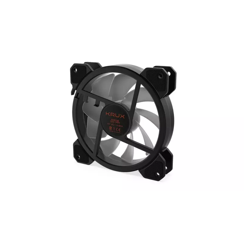 Wentylator obudowy KRUX KRX0067 120mm ARGB LUNAR 120, 1200 RPM, łożysko hydrauliczne, 12 V, 5 V LED, złącze 3-pin, antywibracyjny