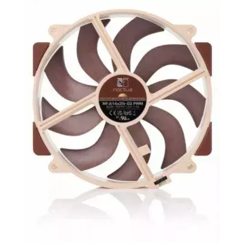 Wentylator obudowy Noctua NF-A14x25r G2 PWM 140 mm, 1250–1500 obr./min, 155,6 m³/h, 19,7–24,8 dB, 12 V, 4-pin