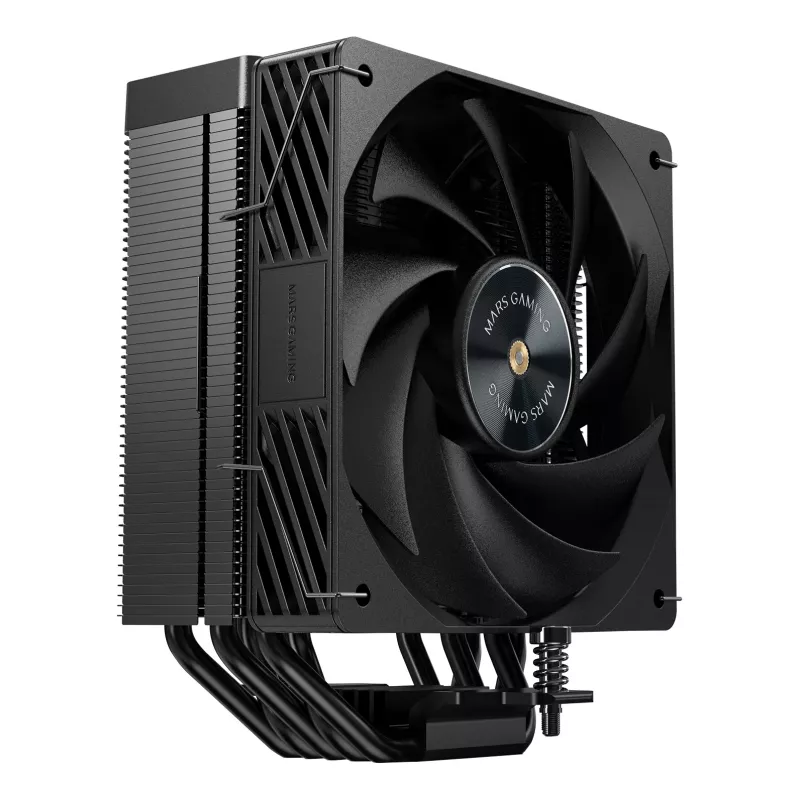 Mars Gaming MCPUX5 komputerowy system chłodzenia Procesor Chłodzenie powietrzne 12 cm Czarny 1 szt.